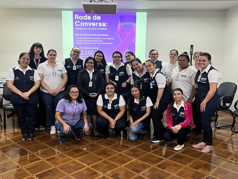 AME Votuporanga realiza roda sobre violência contra a mulher