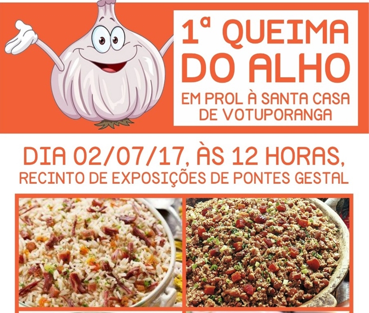Pontes Gestal faz Queima do Alho pra Santa Casa