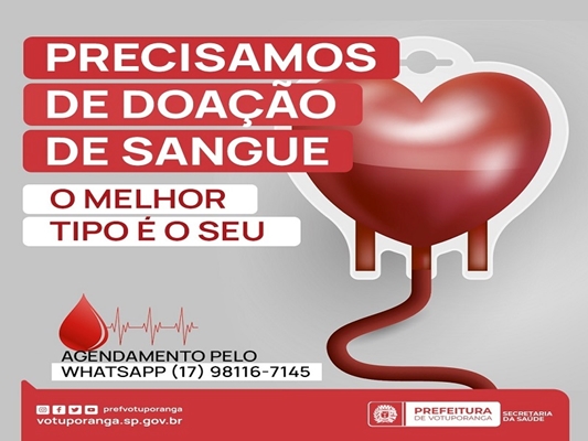 Santa Casa alerta baixo estoque de sangue