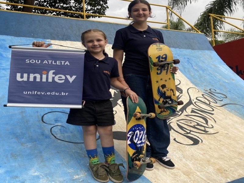 Irmãs de Votuporanga conquistam destaque no skate