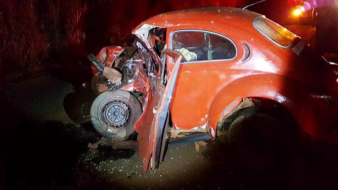 ACIDENTE MATA HOMEM DE 44 ANOS E DEIXA 2 FERIDOS GRAVES