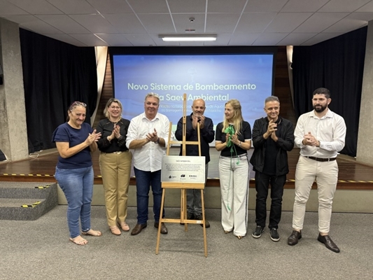 Saev Ambiental inaugura novo sistema de bombeamento de água