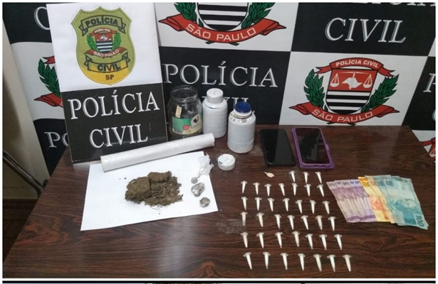 DISE prende homem e mulher traficantes em Pontes Gestal