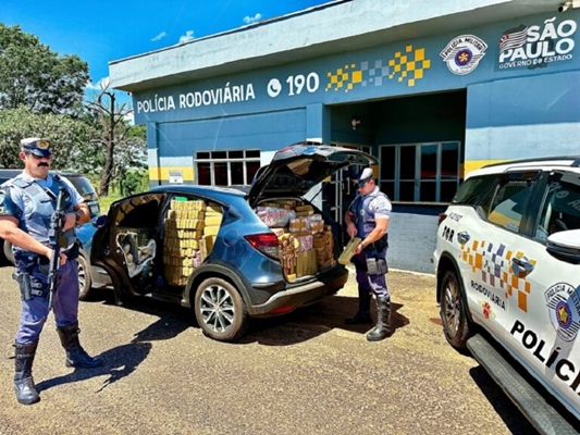 Carro inteceptado em operação em Cafelândia 