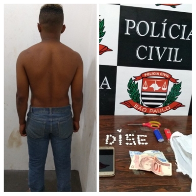 AGENTES DA DISE PRENDEM 'MIOJO' POR TRÁFICO