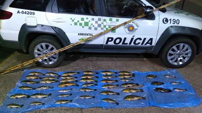 Pescadores multados pela captura de mais de 39 kg de tucunaré