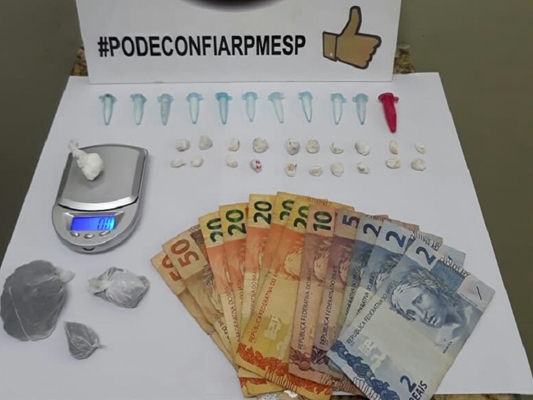 CASAL TRAFICANTE É PRESO PELA PM NO BOA VISTA II