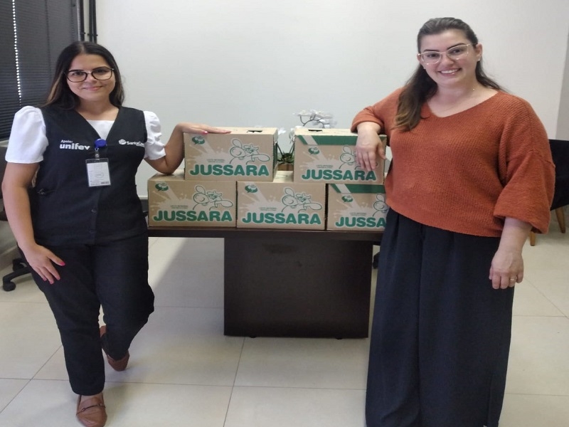 Santa Casa recebe doação de 60 litros de leite