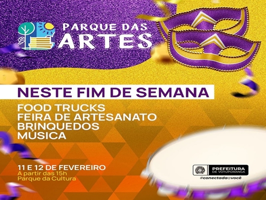 Música, artesanato e gastronomia no Parque das Artes