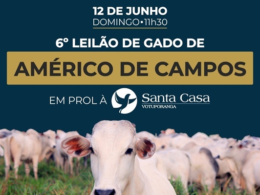 Américo de Campos faz leilão para a Santa Casa