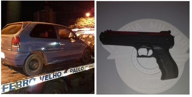 Polícia Militar prende 3 acusados de roubos a postos de combustíveis