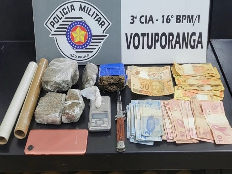 Casa é preso por tráfico de drogas no Estação