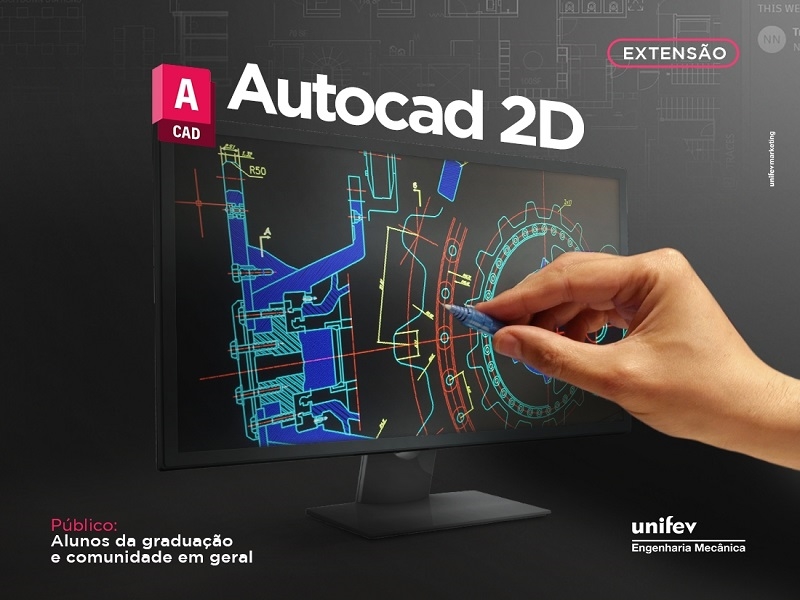 Unifev abre inscrições para curso de AutoCAD 2D
