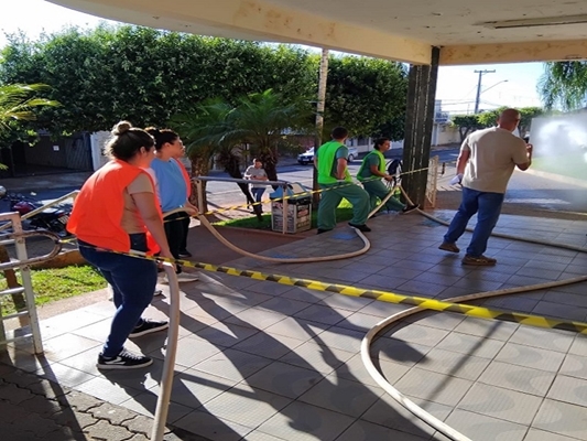 Simulação de evacuação no Pronto Atendimento do Pozzobon 