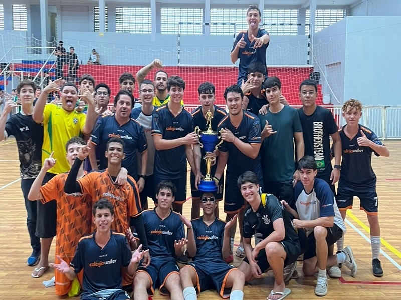 Colégio Unifev é campeão no futsal entre escolas particulares