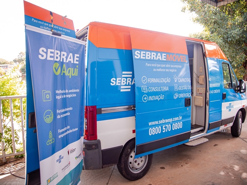 Sebrae Móvel em evento da Unifev na Concha Acústica