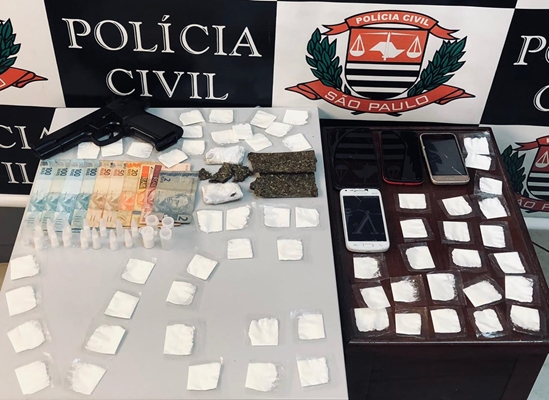 Polícia Civil prende 3 traficantes em Valentim Gentil