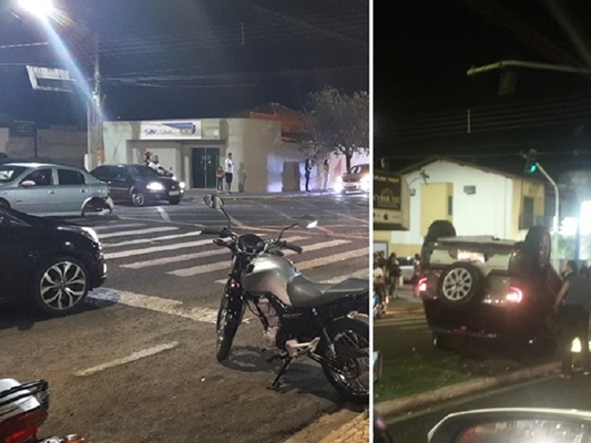 Veículos colidem e um capota em Fernandópolis